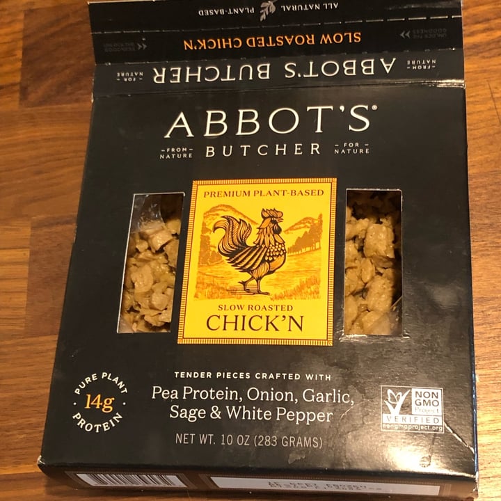photo of Abbot's Butcher Premium Plant Based Chopped Chick'n shared by @austindobbins on  07 Dec 2021 - review