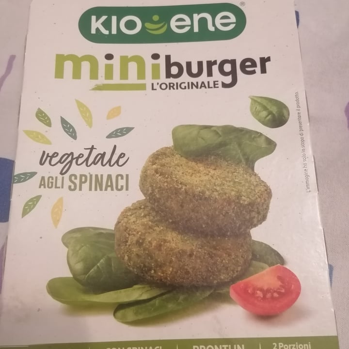 photo of Kioene Mini Burger Vegetale Agli Spinaci shared by @marlene3 on  30 Oct 2022 - review