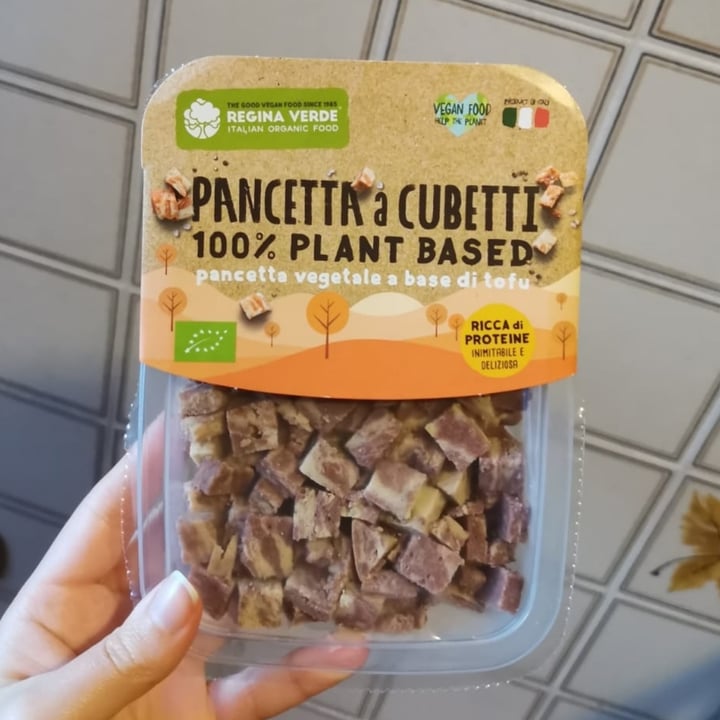 photo of Regina Verde pancetta a cubetti 100% plant based shared by @aleveganfoodlover on  11 Dec 2022 - review