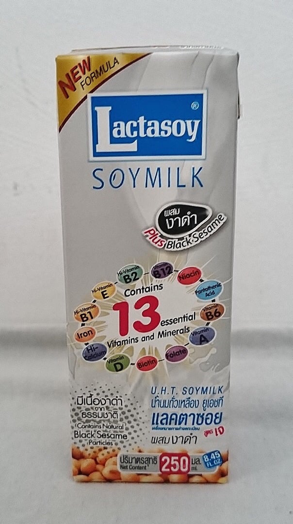 photo of Lactasoy Lactasoy Black Sesame Soy Milk shared by @iloveplantssomuch on  22 Jun 2019 - review