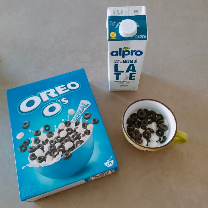 photo of  Mondelēz International Cereal O's shared by @veganadvisor on  17 Jun 2022 - review