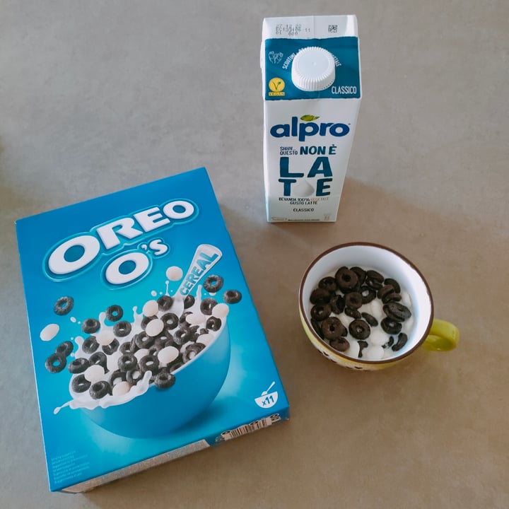 photo of  Mondelēz International Cereal O's shared by @veganadvisor on  17 Jun 2022 - review