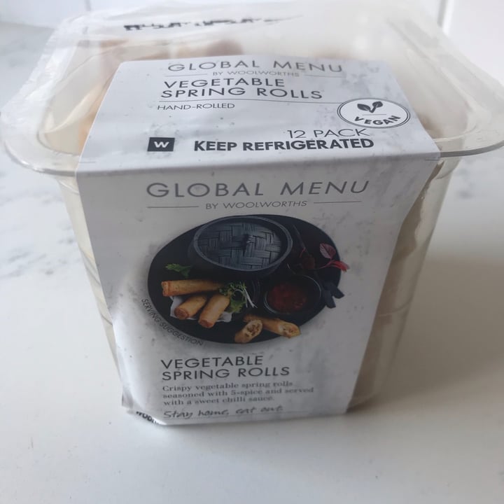 photo of Woolworths Food Global Menu Veg Springrolls shared by @michroxy on  12 Jun 2020 - review