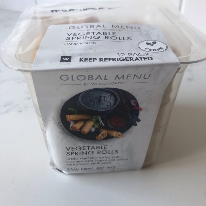 review photo of Woolworths Food Global Menu Veg Springrolls shared by @michroxy on 12 Jun 2020 - review