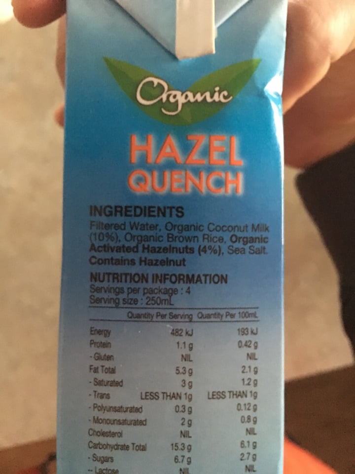 photo of Pureharvest Hazelnut and Coconut Milk shared by @jafriyakin on  07 Aug 2019 - review