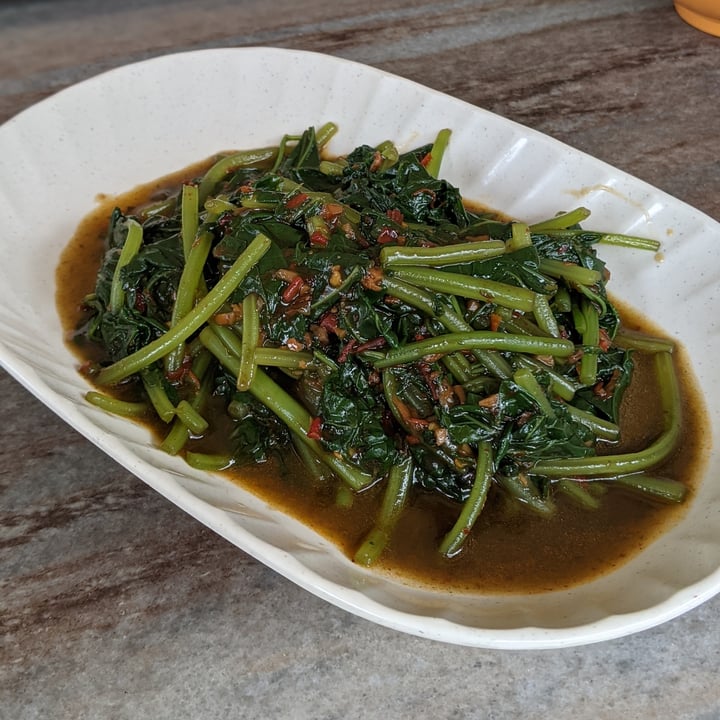 photo of Lin Lin Vegetarian Delight Sweet Potato Leaves (Sambal) shared by @oblongboxes on  23 Jan 2021 - review