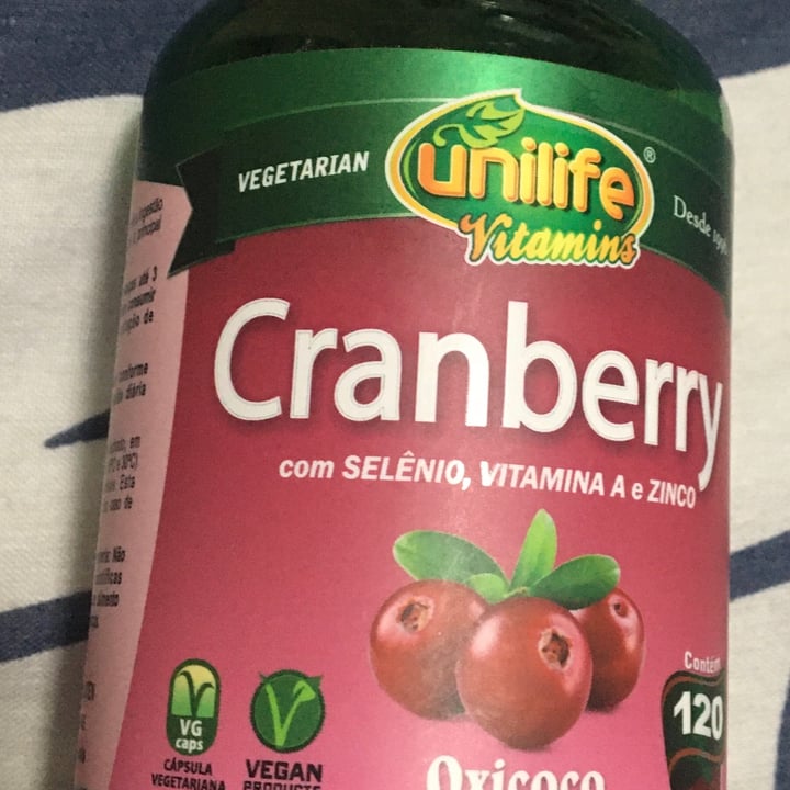 photo of Unilife Vitamins Cranberry shared by @durgaya on  05 May 2022 - review