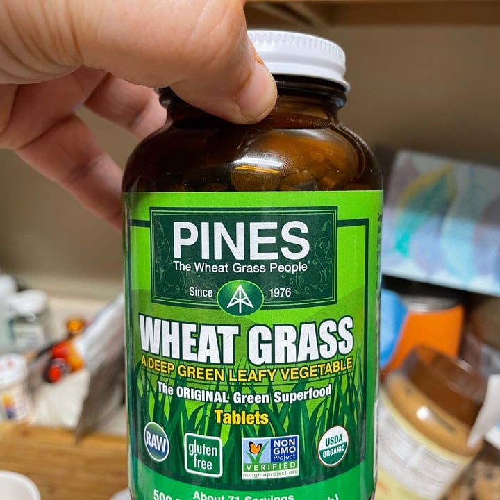 photo of Pines Wheat grass tablets shared by @jessavegano on  26 Aug 2021 - review