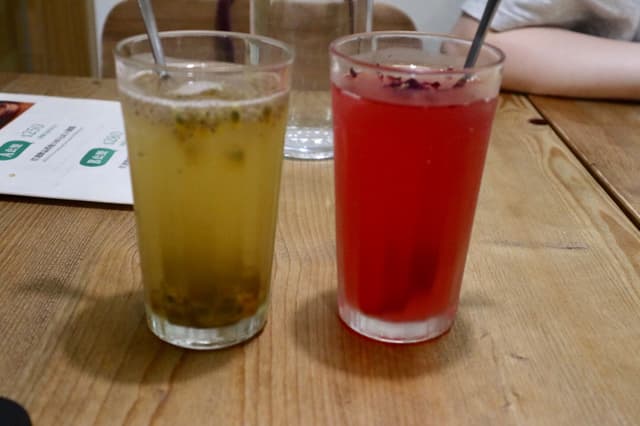Photo of the dish “Rose Kombucha / Passionfruit Kombucha”