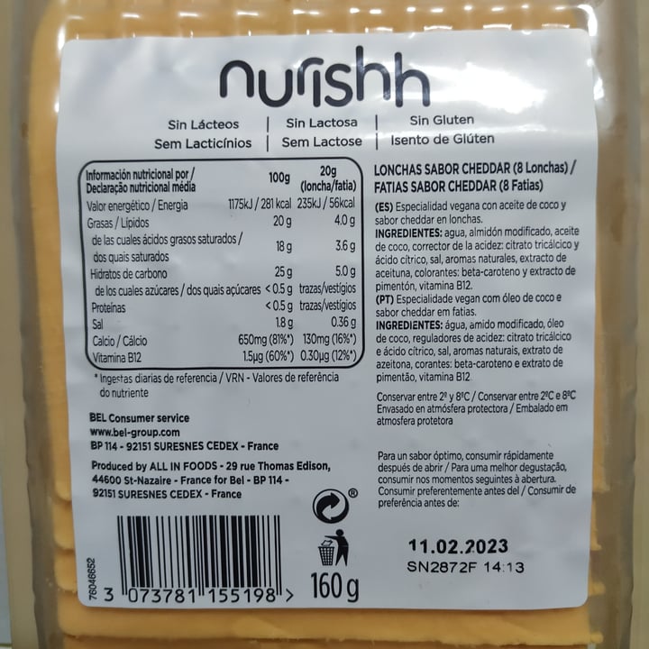 photo of Nurishh Cheddar Slices shared by @marialorodrigues on  26 Nov 2022 - review