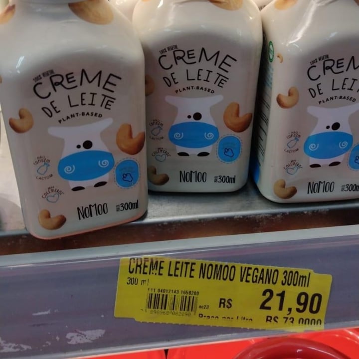 photo of NOMOO Plant-Based Brasil Creme de leite plant based shared by @carolinafava on  01 May 2022 - review