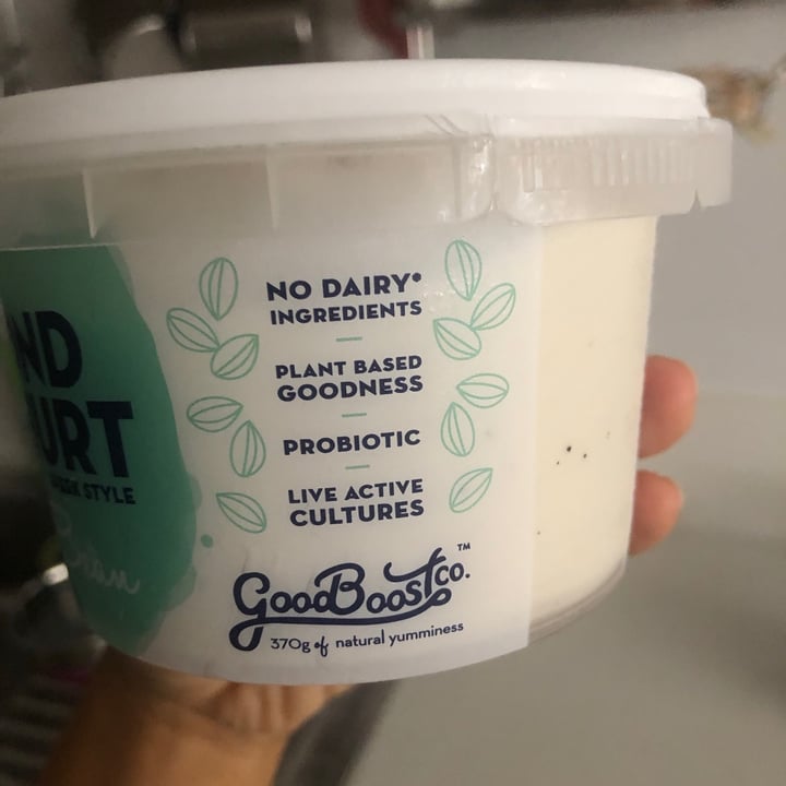 photo of Good Boost Co Creamy Almond Yoghurt (Greek Style) Vanilla Bean shared by @wenxuan on  16 Jul 2020 - review