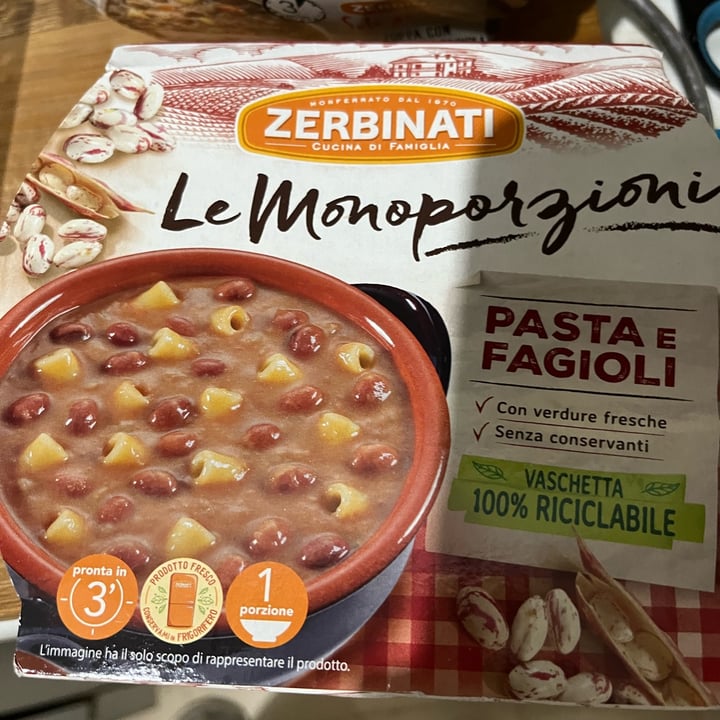 photo of Zerbinati Le monoporzioni Pasta e Fagioli shared by @ambra95 on  06 Nov 2022 - review