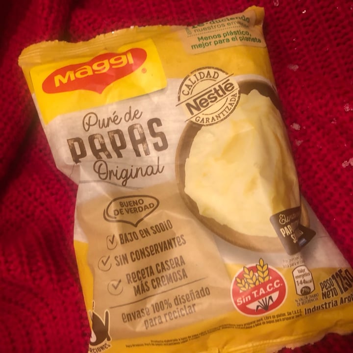 photo of Maggi Pure de papas shared by @demiengel on  30 Jun 2022 - review