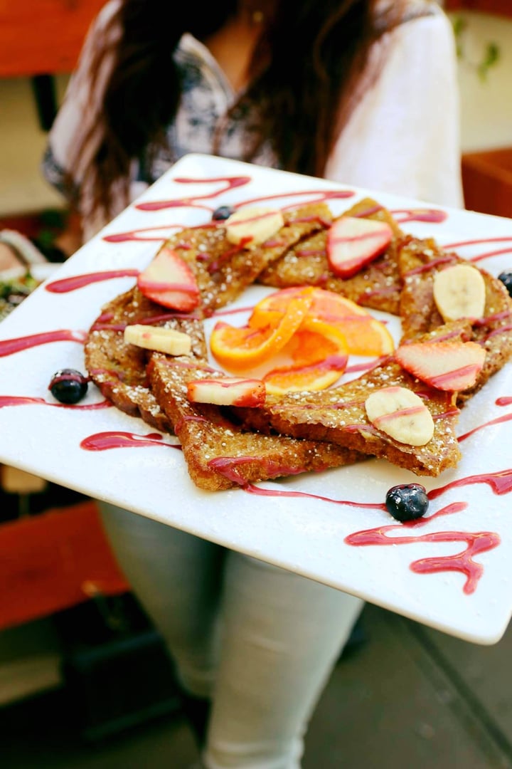 photo of Green Door Cafe Vegan French Toast shared by @ecogoddess on  09 Apr 2018 - review