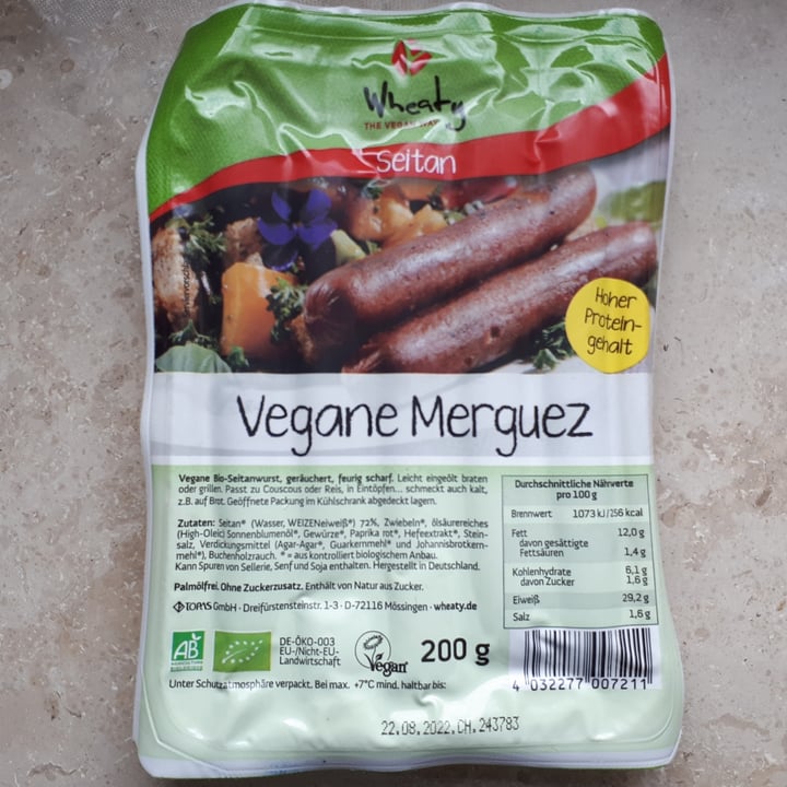 photo of Wheaty Vegane Merguez shared by @bluesoul on  30 May 2022 - review