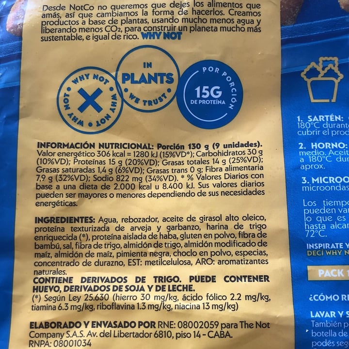 review photo of NotCo Not Chicken Nuggets shared by @gabidimilta on 15 May 2022 - review