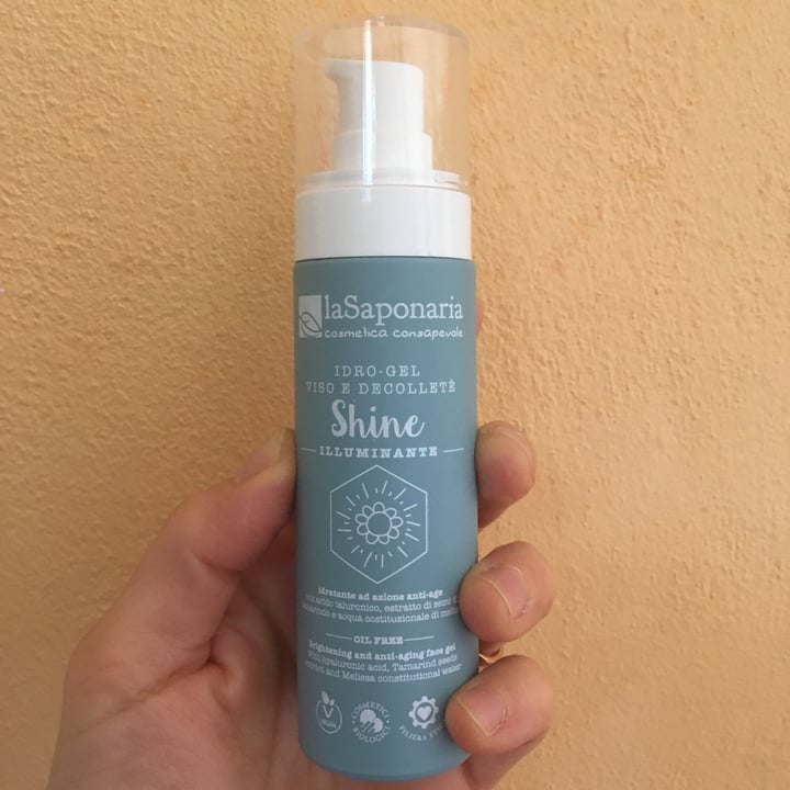 photo of La Saponaria Idro-gel viso illuminante shine shared by @mariabosisio on  10 Apr 2022 - review