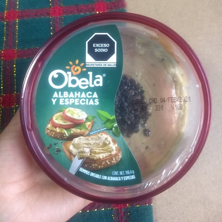 photo of Obela Hummus Albahaca Y Especias shared by @nelly19 on  01 Jan 2021 - review