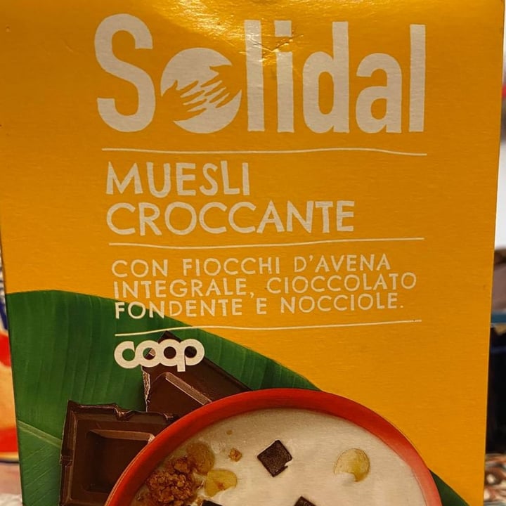 photo of Solidal coop Muesli Croccante Fiocchi D'avena Cioccolato E Nocciole shared by @benny96 on  20 Apr 2022 - review