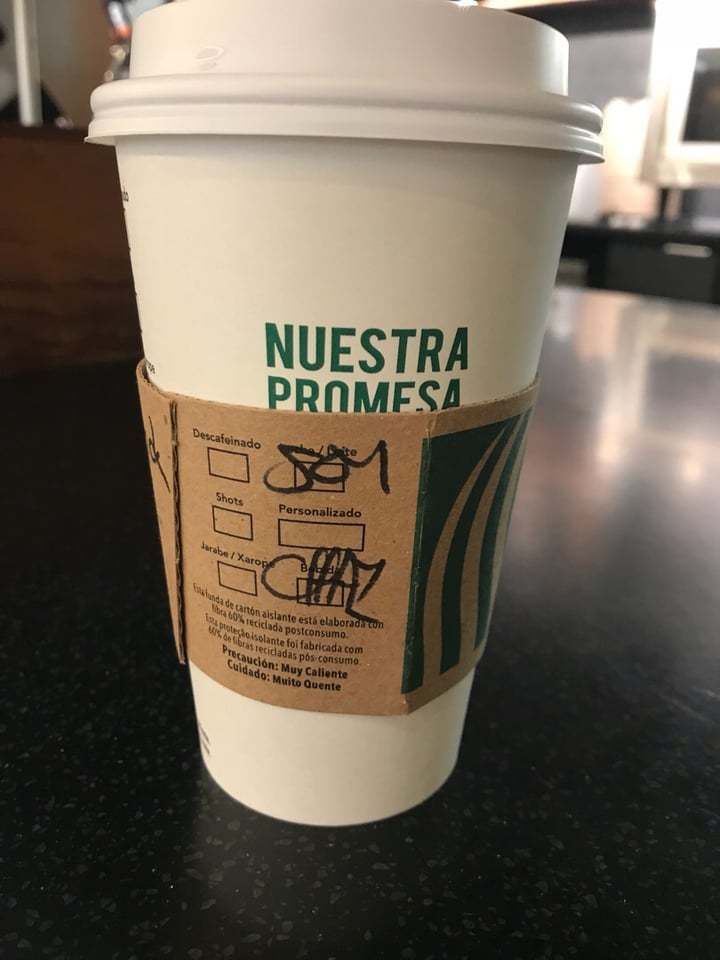 photo of Starbucks Chai Latte Soya shared by @calci-fer on  16 Mar 2020 - review