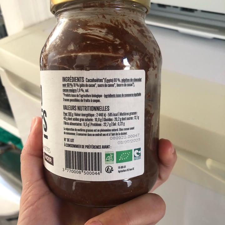 review photo of Go Nuts Beurre De Cacahuètes Chocolat shared by @marionaubry on 09 Dec 2022 - review