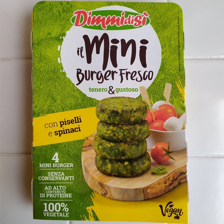 photo of Dimmidisi Mini Burger Fresco Piselli e Spinaci shared by @senja on  31 Oct 2021 - review