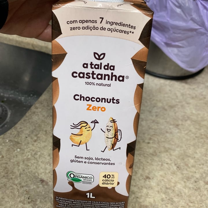 photo of A Tal da Castanha Choconuts Zero shared by @camilassmendonca on  04 Jun 2022 - review