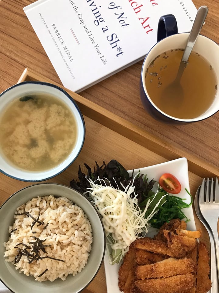 photo of Yi Ke Shu Tanjung Bungah Mushroom Katsu Rice Set shared by @jesscveg on  03 Oct 2019 - review