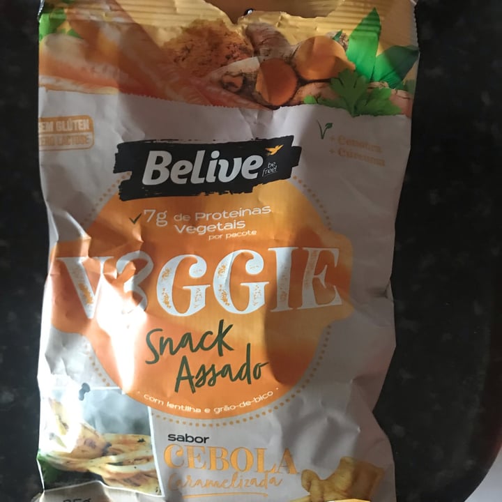photo of Belive be free Snack assado sabor Cebola Caramelizada shared by @izamontechi on  28 May 2022 - review