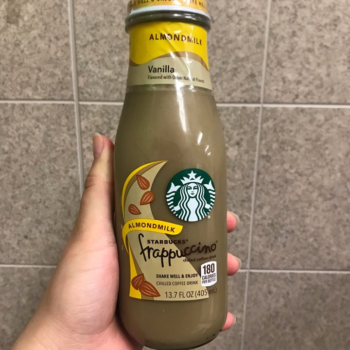 photo of Starbucks Starbucks Almond Milk Vanilla Frappuccino shared by @saturnmilk on  01 Sep 2019 - review