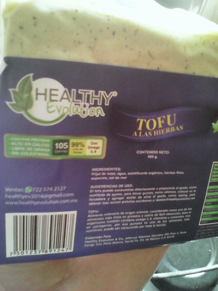 photo of Healthy Evolution Tofu A Las Hiervas shared by @israelt on  28 Feb 2020 - review
