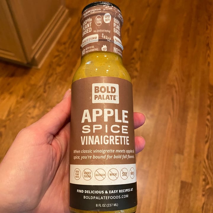 photo of Bold palate Apple spice vinaigrette shared by @theveganmary on  16 Sep 2021 - review