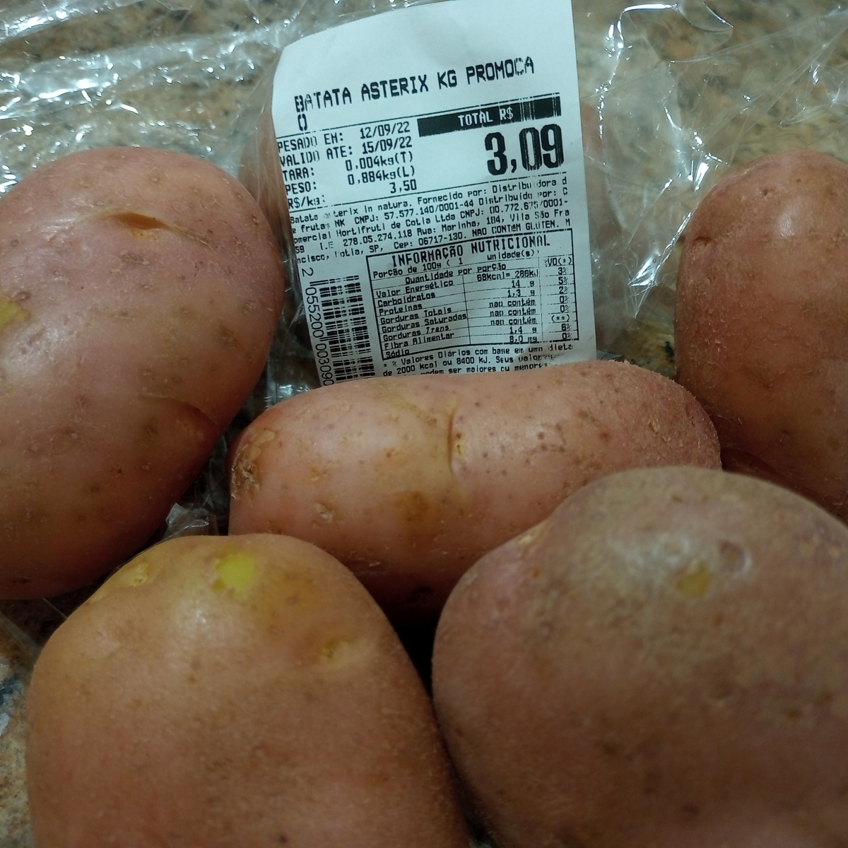 Batata Asterix Rosa from Sacolão da Saúde - Vegan Product Reviews ...