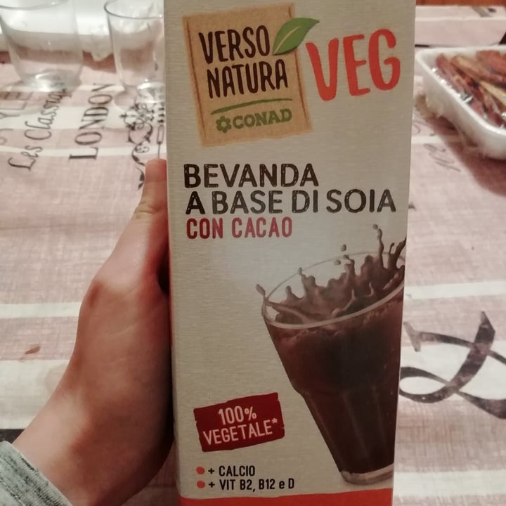 photo of Verso Natura Conad Veg Bevanda A Base di Soia Con Cacao shared by @a-girl-is-trying on  07 Apr 2022 - review