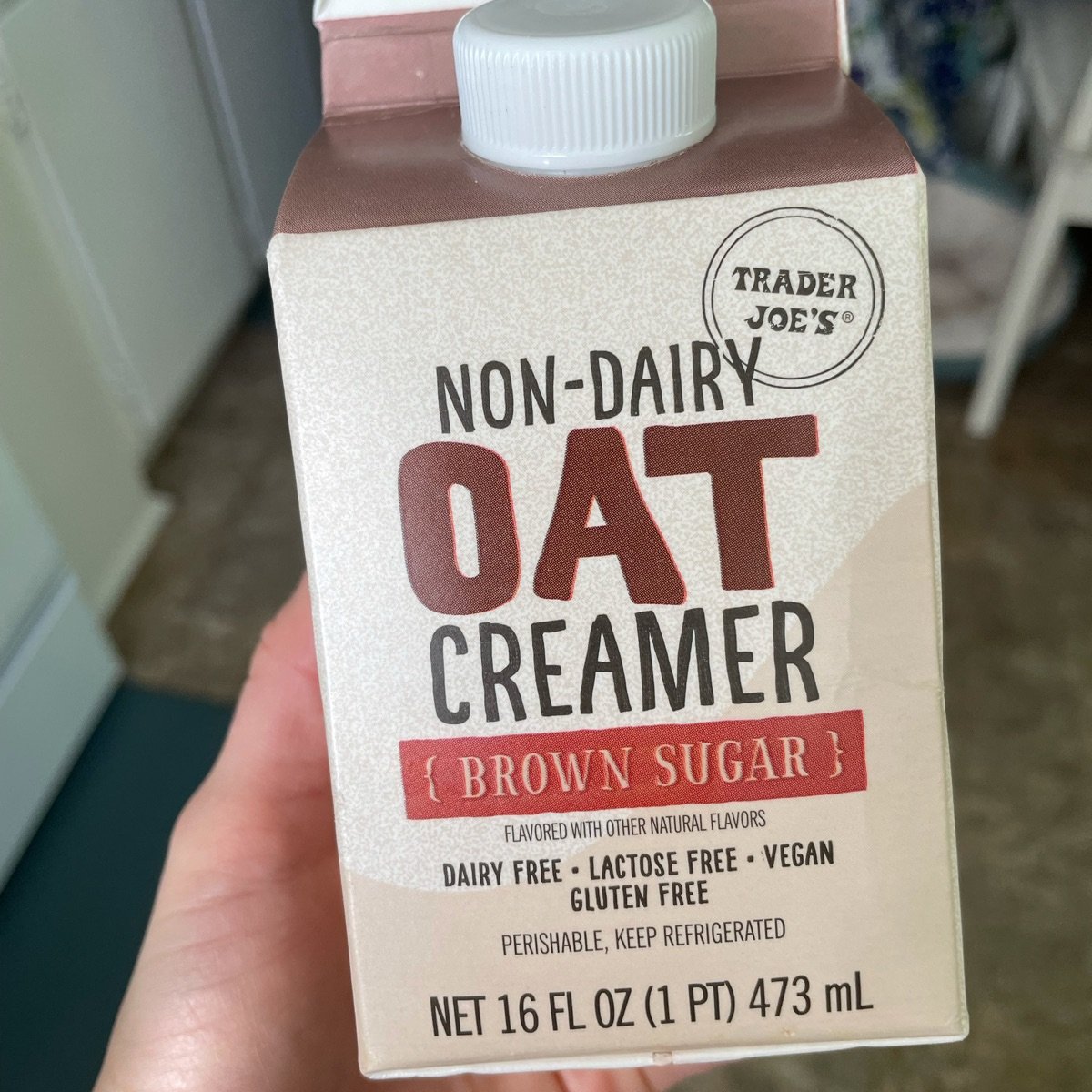 Trader Joe's NonDairy Oat Creamer Brown Sugar Reviews abillion