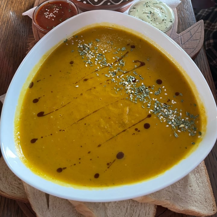 photo of Public & Vegan Kitchen Bled Zuppa di zucca shared by @annacristaudo on  06 Mar 2022 - review