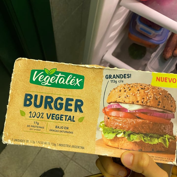 photo of Vegetalex Burger 100% Vegetal shared by @inespressable on  21 Dec 2021 - review