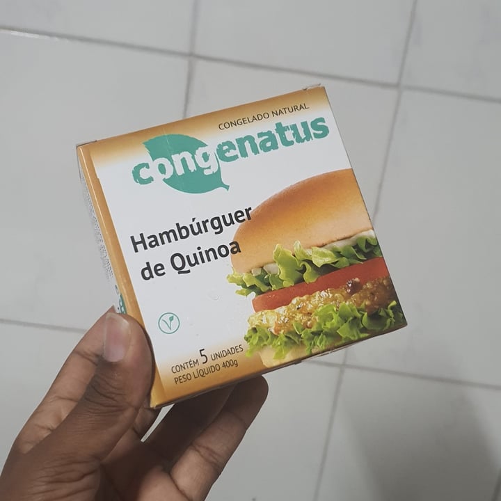 photo of Congenatus Hamburguer de quinoa shared by @janainamelo on  08 May 2022 - review