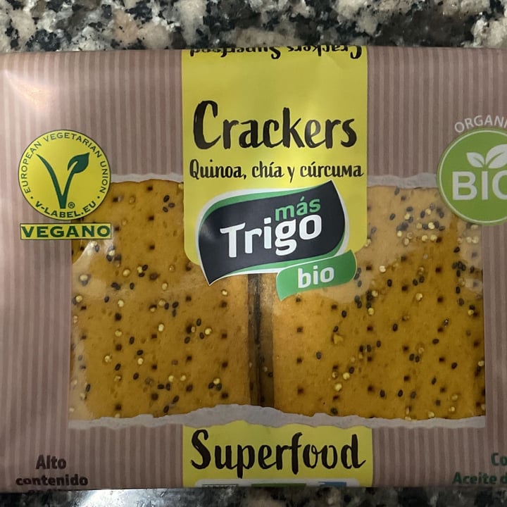 photo of Mástrigo Crackers de quinoa, chía y cúrcuma shared by @cultre on  05 Apr 2022 - review
