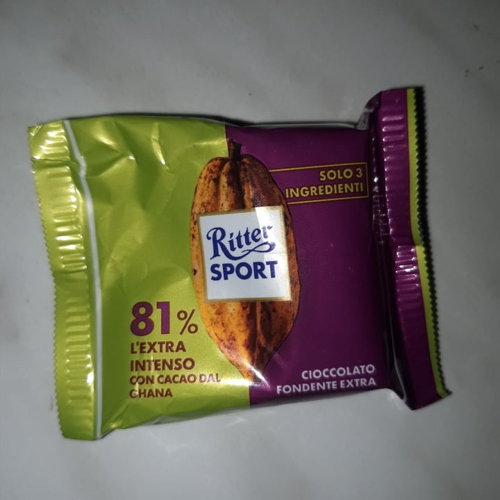 photo of Ritter Sport Dark Chocolate 81% Cacao Extra Intense shared by @martina2001 on  20 Mar 2022 - review