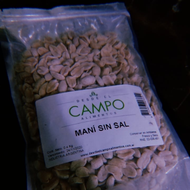 photo of Desde el Campo Maní Sin Sal shared by @veganoportuncrisis on  06 May 2020 - review