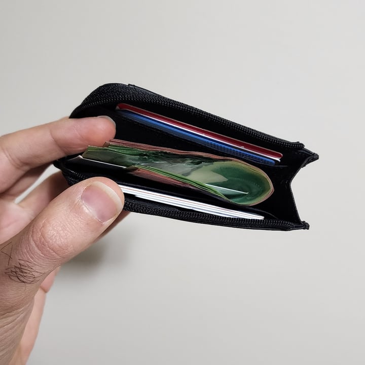 photo of Serman Brands Small Wallets for Women Slim Wallet for Women with Coin Purse and Credit Card Holder. RFID Wallet Women Vegan Leather Wallet (Midnight Mini) shared by @naeemnedaee on  22 Dec 2022 - review
