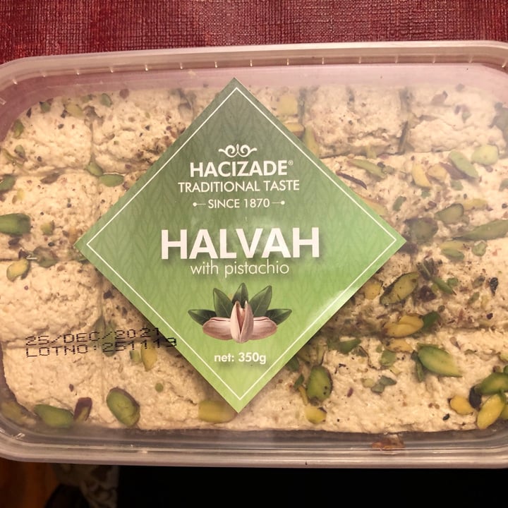photo of Hacizade Halvah With Pistachio shared by @lilakola on  31 Oct 2020 - review