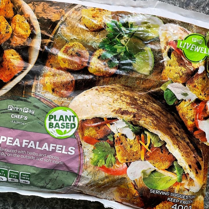 photo of Pick n Pay chickpea falafels shared by @greenmomlife on  30 Jul 2022 - review