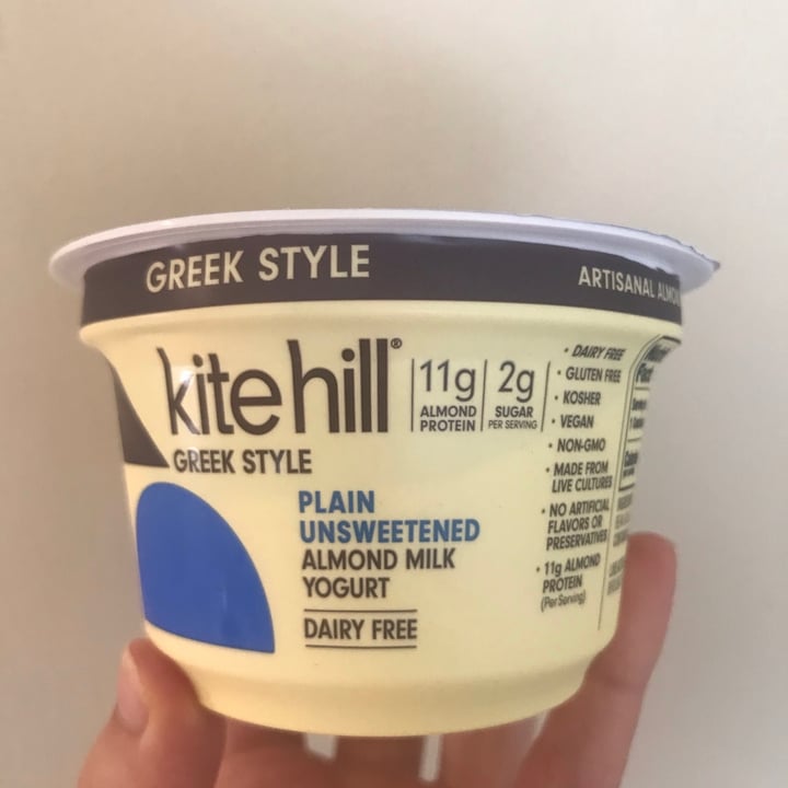 Kite Hill Plain Unsweetened Almond Milk Greek Style Yogurt Review