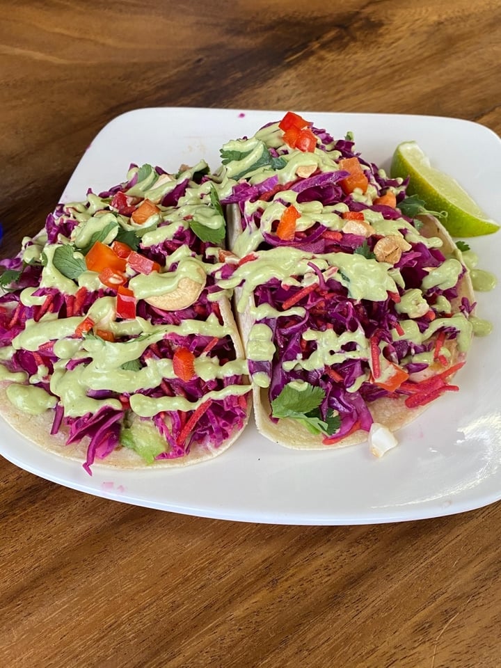 review photo of The Beet Box Cafe Thai tacos shared by @mleeburns on 12 Mar 2020 - review