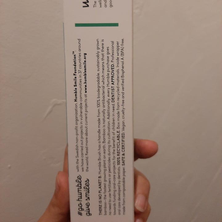 photo of The Humble Co. Bamboo toothbrush shared by @ludoludo on  15 Apr 2022 - review