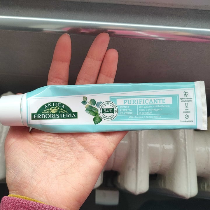 review photo of Antica erboristeria dentifricio purificante shared by @nodaieh on 04 Apr 2022 - review