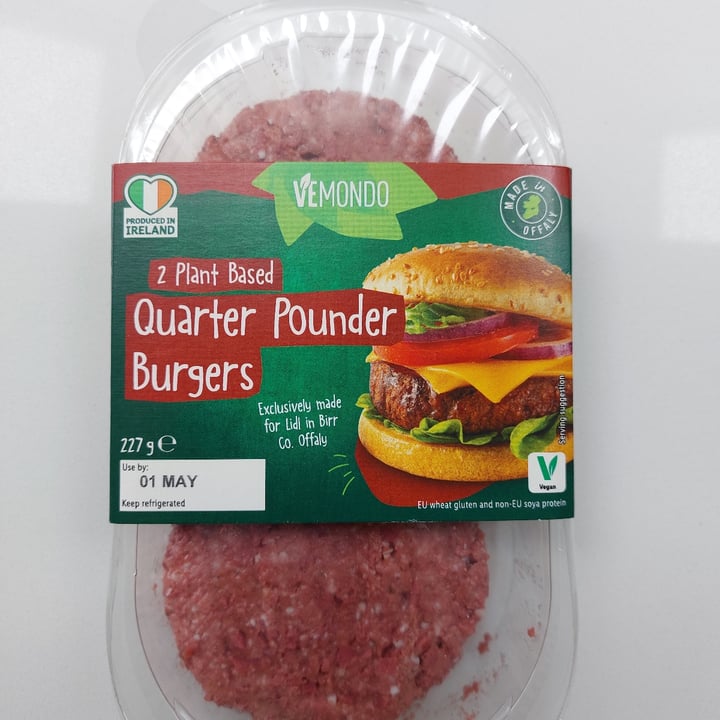 review photo of Vemondo Quarter Pounder burguers shared by @goulart on 25 Apr 2022 - review